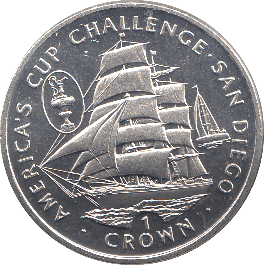 1995 ONE CROWN AMERICA'S CUP CHALLENGE SAN DIEGO - WORLD COINS - Cambridgeshire Coins