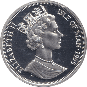 1995 ONE CROWN ISLE OF MAN AIRCRAFT OF WWII - SILVER WORLD COINS - Cambridgeshire Coins