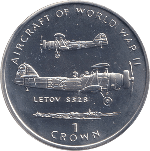 1995 ONE CROWN LETOV S328 ISLE OF MAN - WORLD COINS - Cambridgeshire Coins