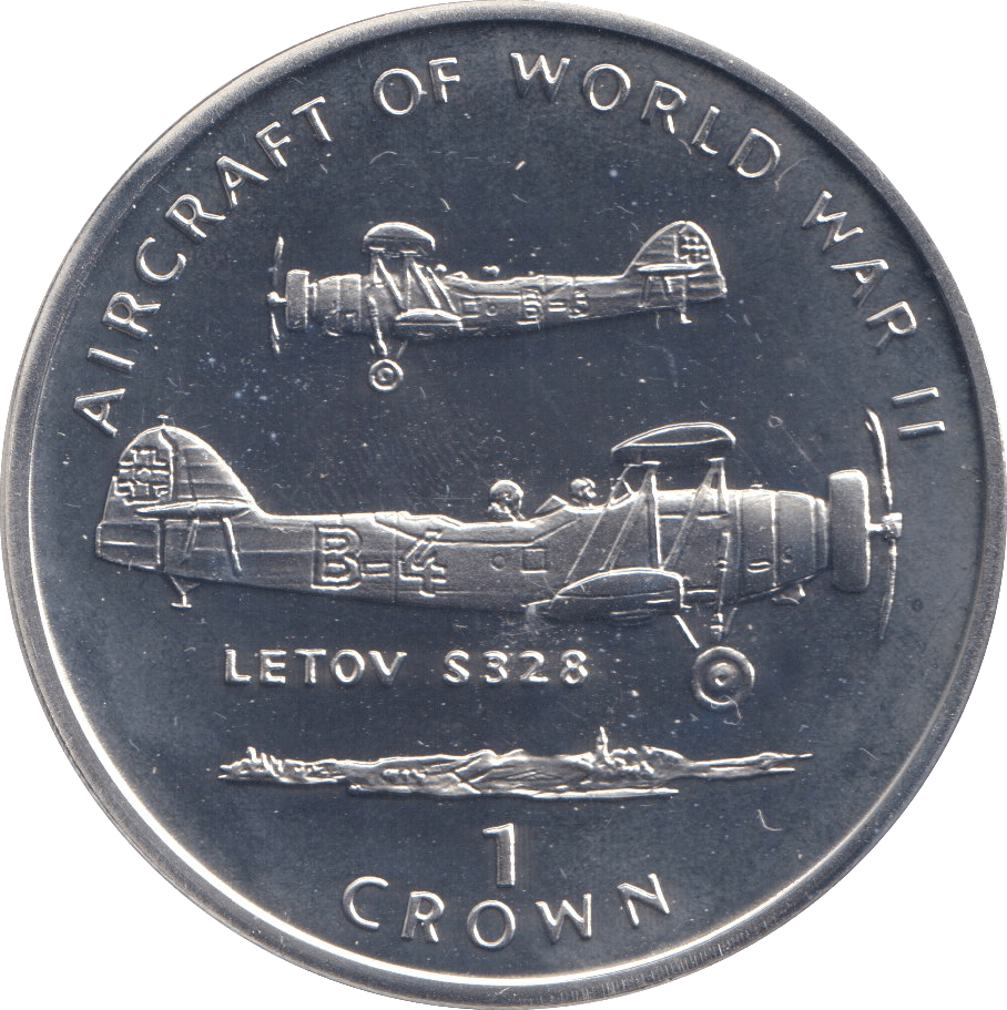 1995 ONE CROWN LETOV S328 ISLE OF MAN - WORLD COINS - Cambridgeshire Coins