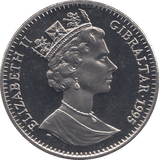 1995 ONE CROWN THE TALE OF PETER RABBIT ( BU ) - WORLD COINS - Cambridgeshire Coins