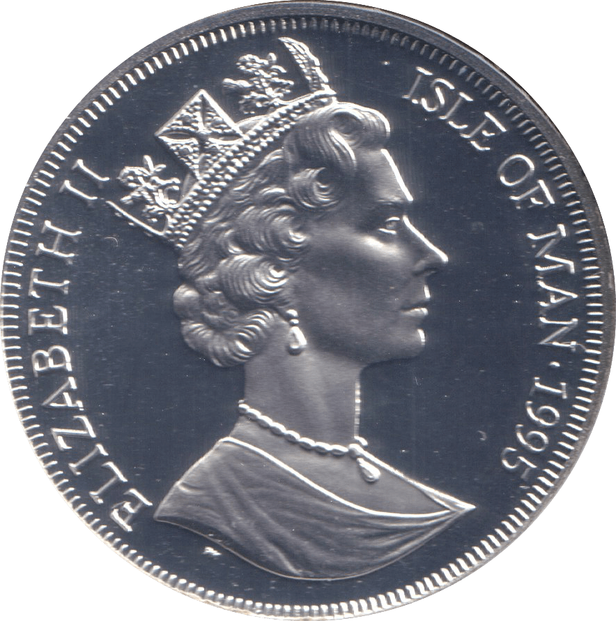 1995 ONE CROWN WRIGHT BROTHERS ISLE OF MAN - WORLD COINS - Cambridgeshire Coins