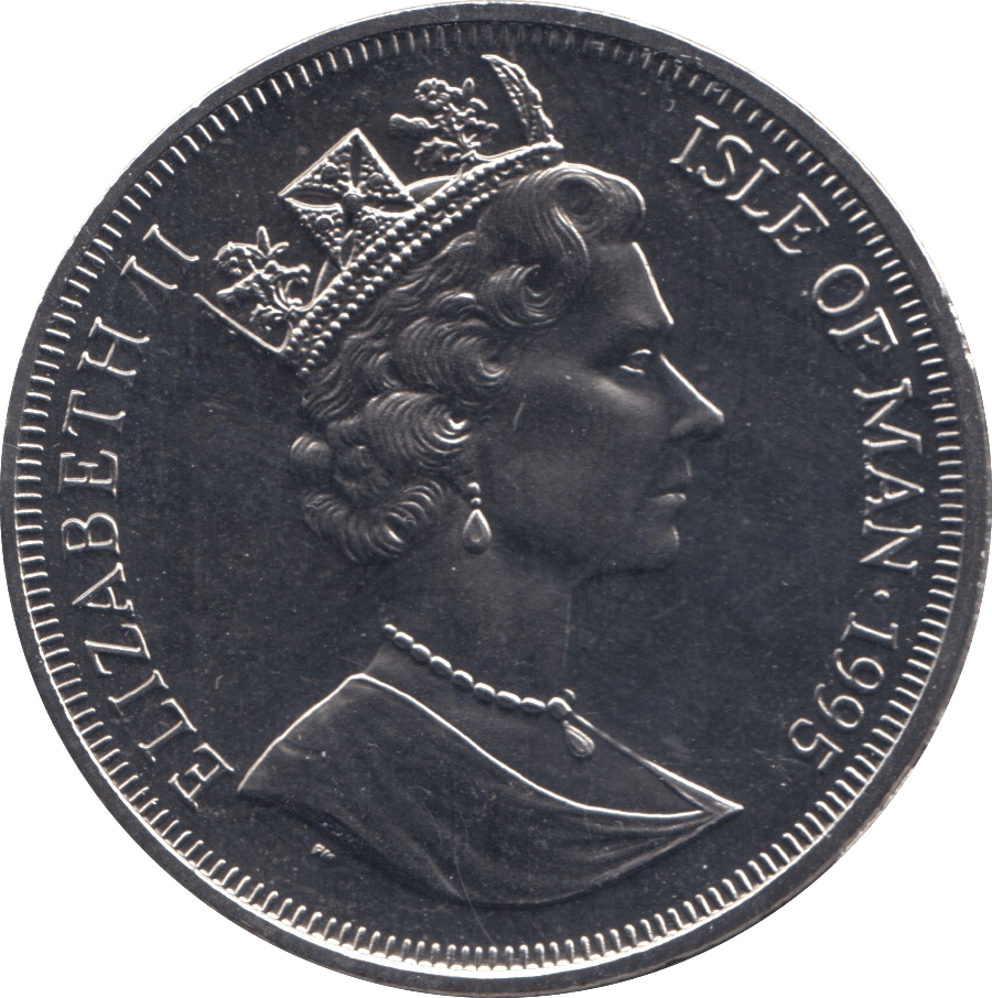 1995 ONE CROWN - WORLD COINS - Cambridgeshire Coins