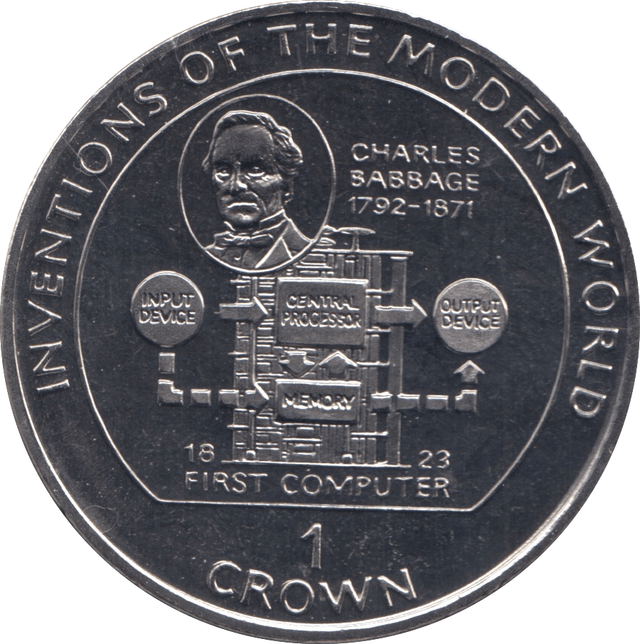 1995 ONE CROWN - WORLD COINS - Cambridgeshire Coins