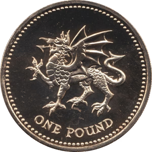1995 BRILLIANT UNCIRCULATED £1 COIN PRESENTATION PACK WALES 1995