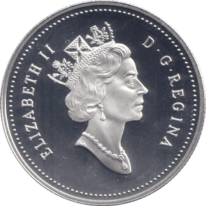 1995 PROOF 50 CENTS CANADA - WORLD COINS - Cambridgeshire Coins