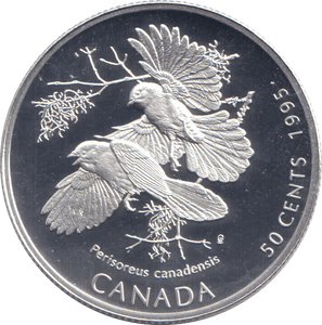 1995 PROOF 50 CENTS CANADA - WORLD COINS - Cambridgeshire Coins