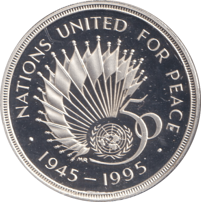 1995 £2 NATIONS UNITED SILVER PROOF - £2 Silver Proof - Cambridgeshire Coins