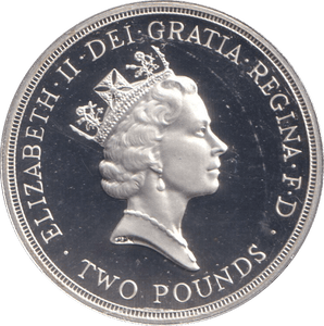 1995 £2 NATIONS UNITED SILVER PROOF - £2 Silver Proof - Cambridgeshire Coins