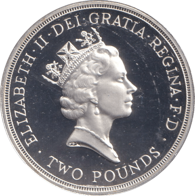 1995 £2 NATIONS UNITED SILVER PROOF - £2 Silver Proof - Cambridgeshire Coins