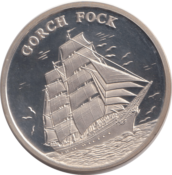 1995 SILVER CONQUEST OF THE WORLD OCEAN MEDALLION GERMANY - MEDALS & MEDALLIONS - Cambridgeshire Coins