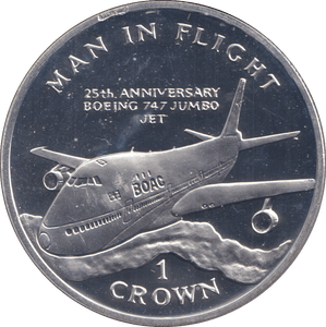 1995 SILVER CROWN ( PROOF ) - SILVER WORLD COINS - Cambridgeshire Coins