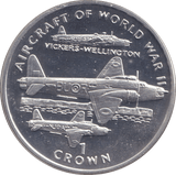 1995 SILVER CROWN ( PROOF ) - SILVER WORLD COINS - Cambridgeshire Coins