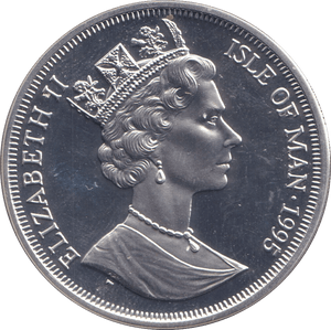 1995 SILVER CROWN ( PROOF ) - SILVER WORLD COINS - Cambridgeshire Coins