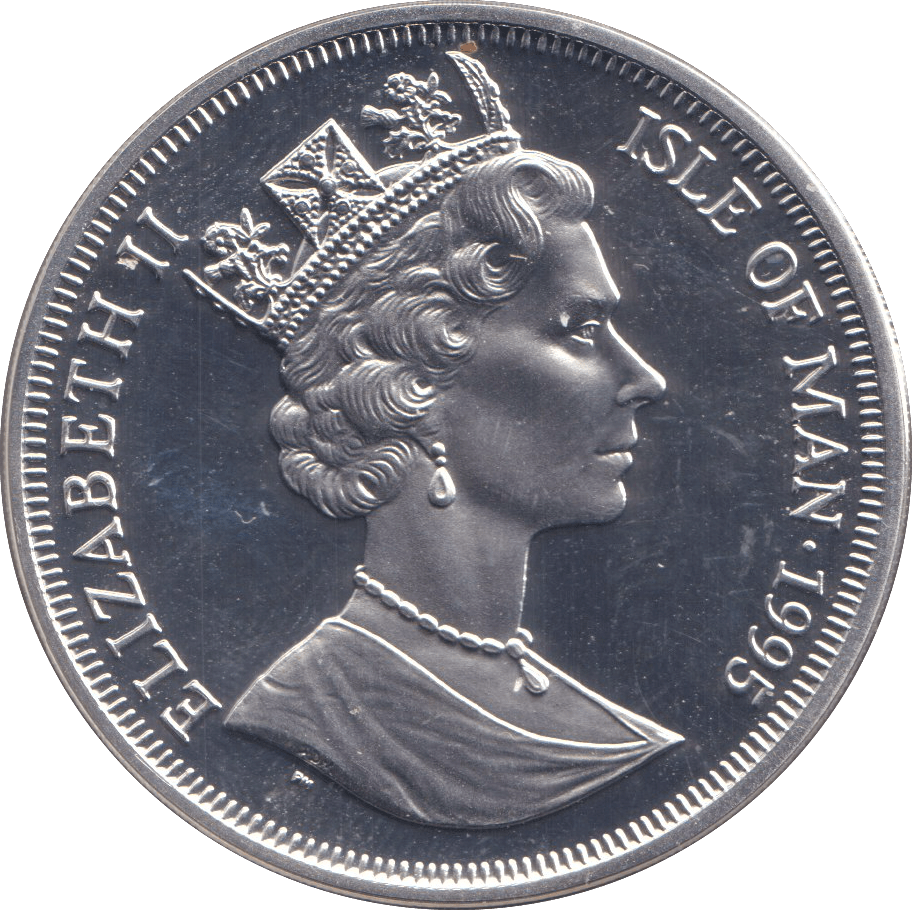 1995 SILVER CROWN ( PROOF ) - SILVER WORLD COINS - Cambridgeshire Coins