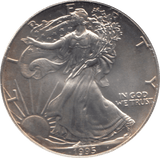 1995 SILVER LIBERTY DOLLAR USA - SILVER WORLD COINS - Cambridgeshire Coins