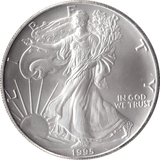 1995 SILVER ONE DOLLAR PROOF USA - SILVER WORLD COINS - Cambridgeshire Coins
