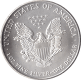 1995 SILVER ONE DOLLAR PROOF USA - SILVER WORLD COINS - Cambridgeshire Coins