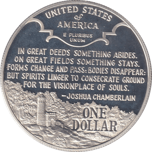 1995 SILVER ONE DOLLAR - SILVER WORLD COINS - Cambridgeshire Coins