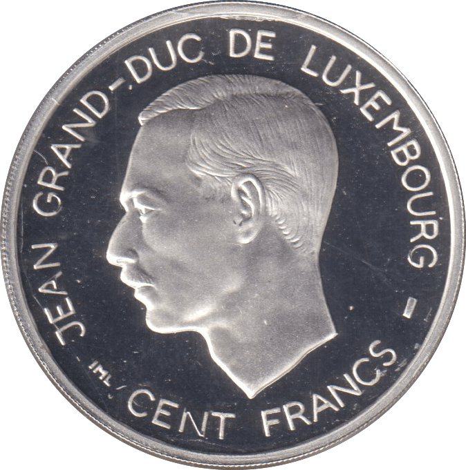 1995 SILVER PROOF 100 FRANC LUXEMBOURG - SILVER WORLD COINS - Cambridgeshire Coins