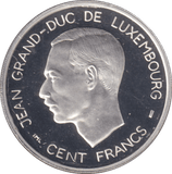 1995 SILVER PROOF 100 FRANC LUXEMBOURG - SILVER WORLD COINS - Cambridgeshire Coins