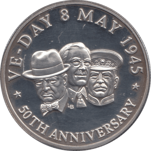 1995 SILVER PROOF 20 CROWNS TURKS AND CAICOS - SILVER WORLD COINS - Cambridgeshire Coins
