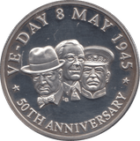 1995 SILVER PROOF 20 CROWNS TURKS AND CAICOS - SILVER WORLD COINS - Cambridgeshire Coins
