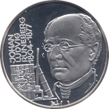 1995 SILVER PROOF 20 ECU FINLAND - SILVER WORLD COINS - Cambridgeshire Coins