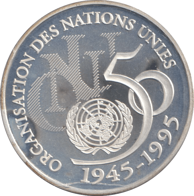 1995 SILVER PROOF 5 FRANC FRANCE - SILVER WORLD COINS - Cambridgeshire Coins
