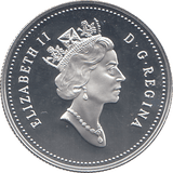 1995 SILVER PROOF 50 CENTS CANADA - SILVER WORLD COINS - Cambridgeshire Coins