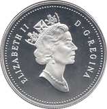 1995 SILVER PROOF 50 CENTS CANADA - SILVER WORLD COINS - Cambridgeshire Coins
