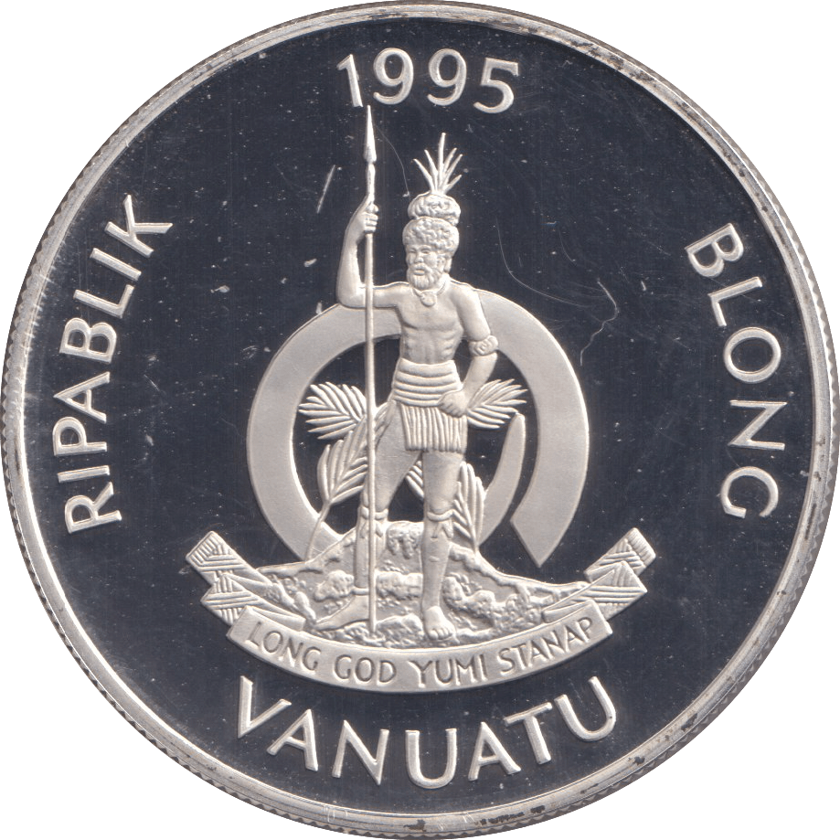 1995 SILVER PROOF 50 VATU BIRTH OF WILLIAM - SILVER WORLD COINS - Cambridgeshire Coins
