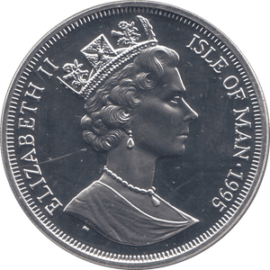 1995 SILVER PROOF AIRCRAFT OF WWII COMMEMORATIVE CROWN ISLE OF MAN - SILVER WORLD COINS - Cambridgeshire Coins
