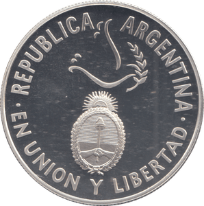 1995 SILVER PROOF ARGENTINA 1 PESO - Silver Proof - Cambridgeshire Coins