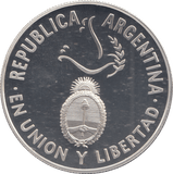 1995 SILVER PROOF ARGENTINA 1 PESO - Silver Proof - Cambridgeshire Coins