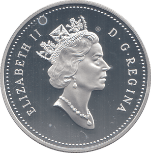 1995 SILVER PROOF CANADA DOLLAR - WORLD COINS - Cambridgeshire Coins