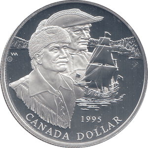 1995 SILVER PROOF CANADA DOLLAR - WORLD COINS - Cambridgeshire Coins