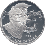 1995 SILVER PROOF CANADA DOLLAR - WORLD COINS - Cambridgeshire Coins