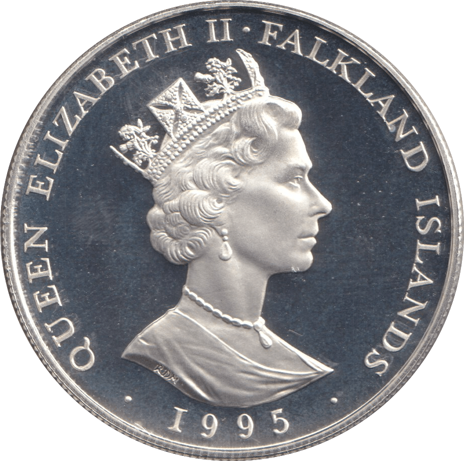 1995 SILVER PROOF FIFTY PENCE BIRTH OF ELIZABETH - SILVER WORLD COINS - Cambridgeshire Coins