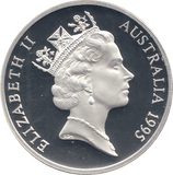 1995 SILVER PROOF FIVE DOLLARS AUSTRALIA COL. WILLIAM LIGHT - SILVER WORLD COINS - Cambridgeshire Coins