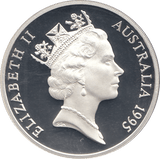 1995 SILVER PROOF FIVE DOLLARS AUSTRALIA ELIZABETH MACARTHUR - SILVER WORLD COINS - Cambridgeshire Coins