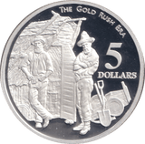1995 SILVER PROOF FIVE DOLLARS AUSTRALIA - SILVER WORLD COINS - Cambridgeshire Coins