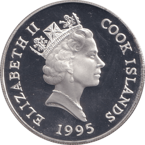 1995 SILVER PROOF FIVE DOLLARS SILVER WEDDING ANNIVERSARY - SILVER WORLD COINS - Cambridgeshire Coins