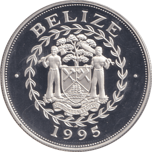1995 SILVER PROOF FIVE DOLLARS SUMMER IN BALMORAL CASTLE - SILVER WORLD COINS - Cambridgeshire Coins
