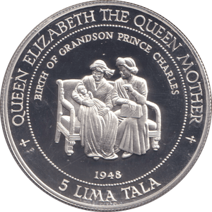 1995 SILVER PROOF FIVE LIMA TOKELAU - SILVER WORLD COINS - Cambridgeshire Coins