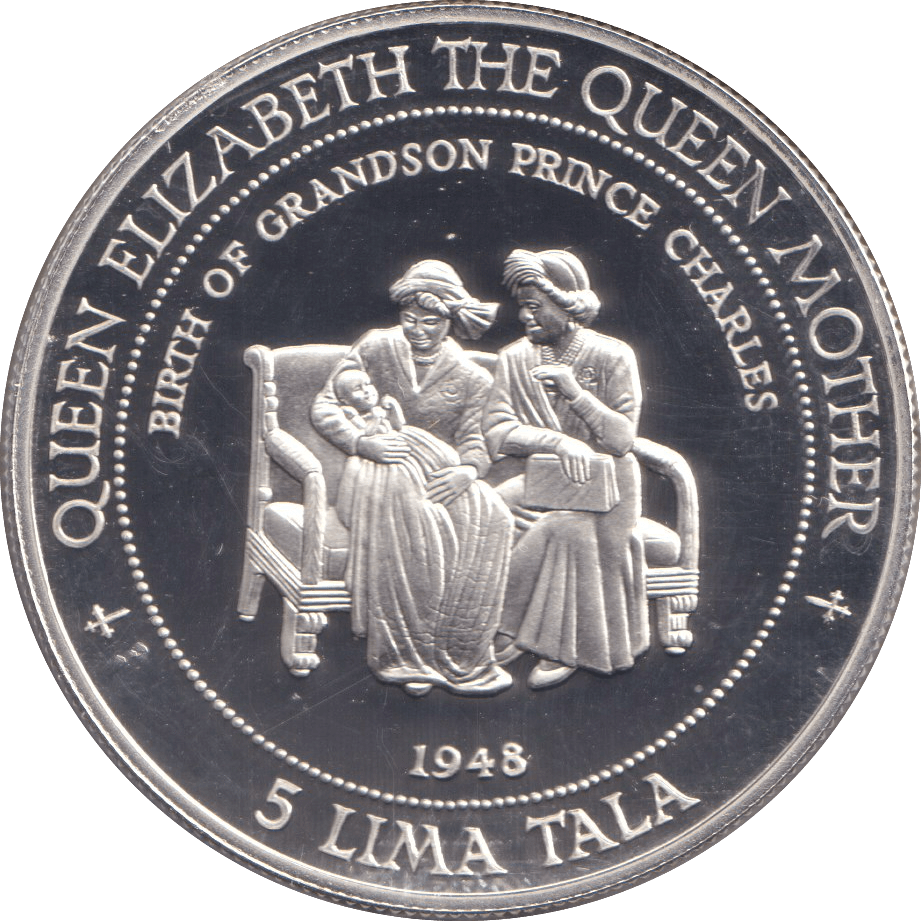 1995 SILVER PROOF FIVE LIMA TOKELAU - SILVER WORLD COINS - Cambridgeshire Coins