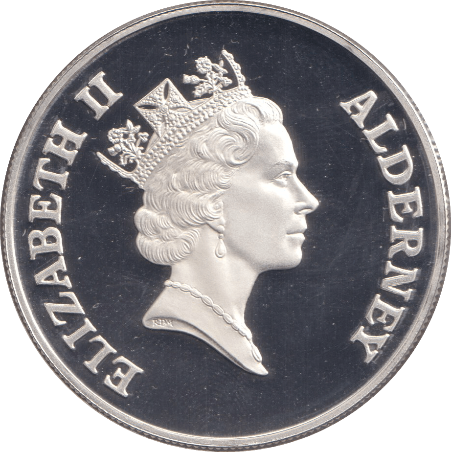 1995 SILVER PROOF FIVE POUNDS THE QUEEN MOTHER - SILVER WORLD COINS - Cambridgeshire Coins