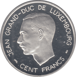 1995 SILVER PROOF LUXEMBURG 100 FRANCS - Silver Proof - Cambridgeshire Coins