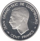 1995 SILVER PROOF LUXEMBURG 100 FRANCS - Silver Proof - Cambridgeshire Coins