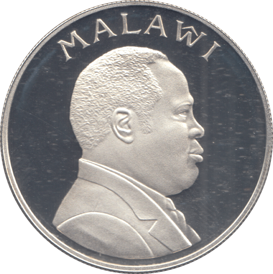1995 SILVER PROOF MALAWI 5 KWACHA - Silver Proof - Cambridgeshire Coins